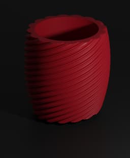 Planter - TwistedLines 3d model