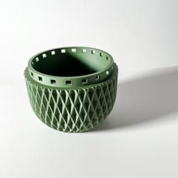 The Dex Hanging Planter Pot | Modern and Unique Home Decor for Plants and Succulents | STL File 3d model