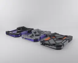 Wallie(var) - Advanced Lever Action Wallet 3d model