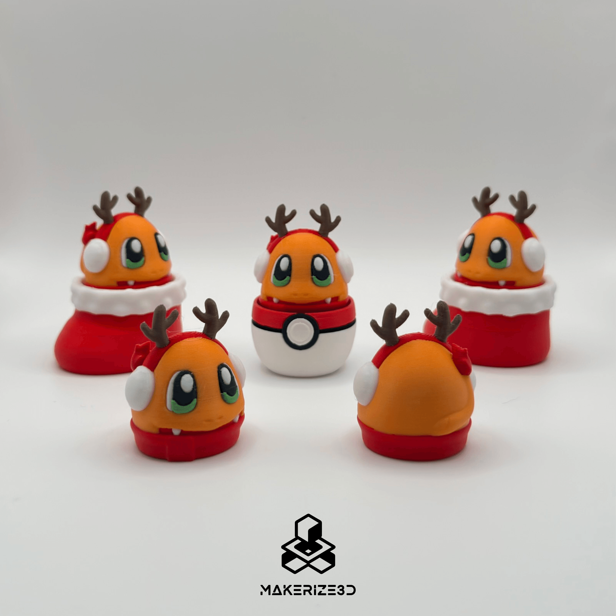 Charmander Christmas Clicker 3d model