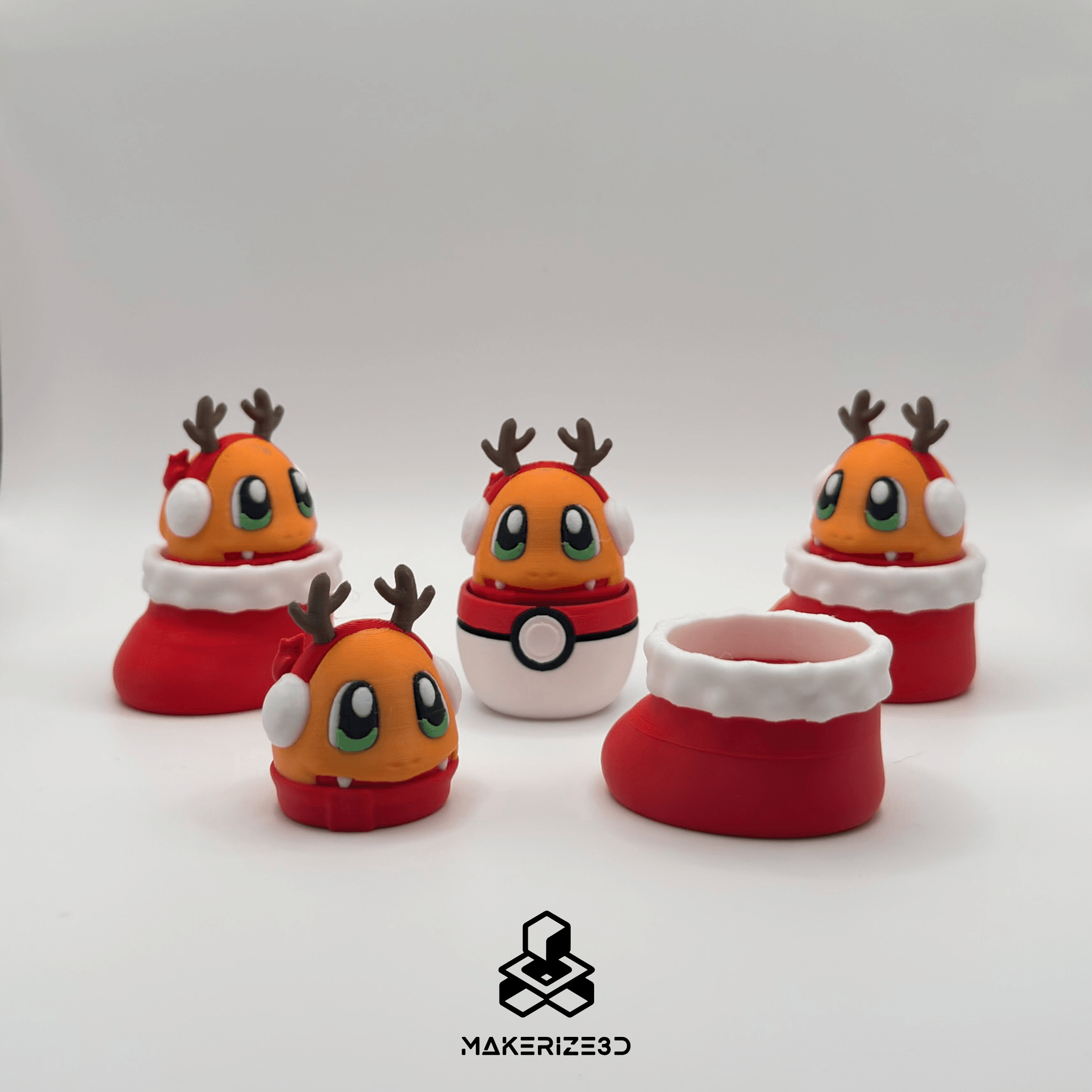 Charmander Christmas Clicker 3d model