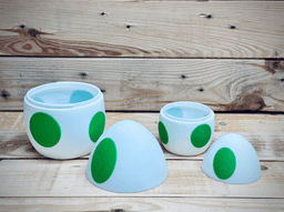 YOSHI inspired EGG Container 3d model