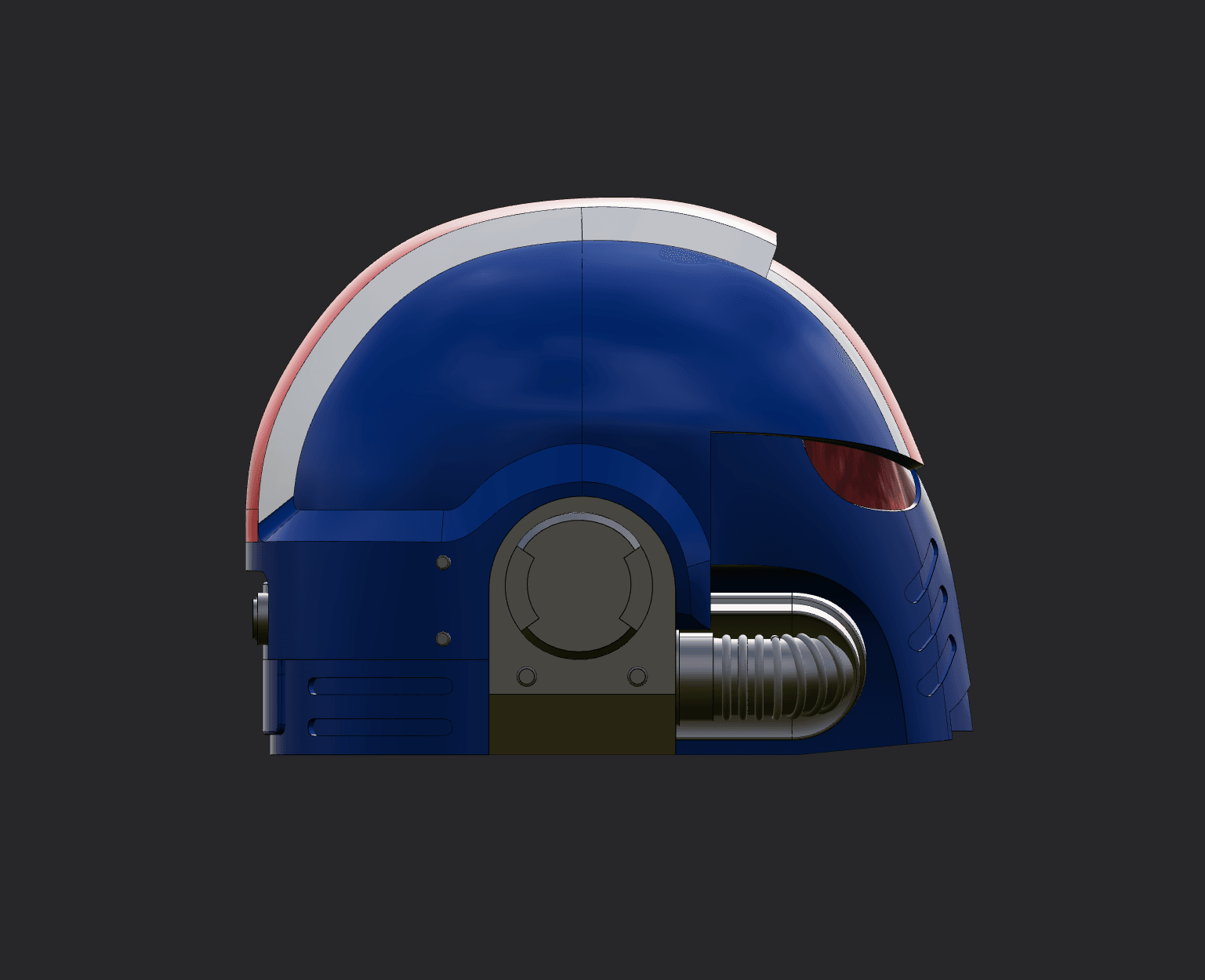 Sci-fi helmet 3d model