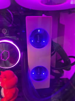 Dual 40mm Fan PC Ram Cooler 3d model