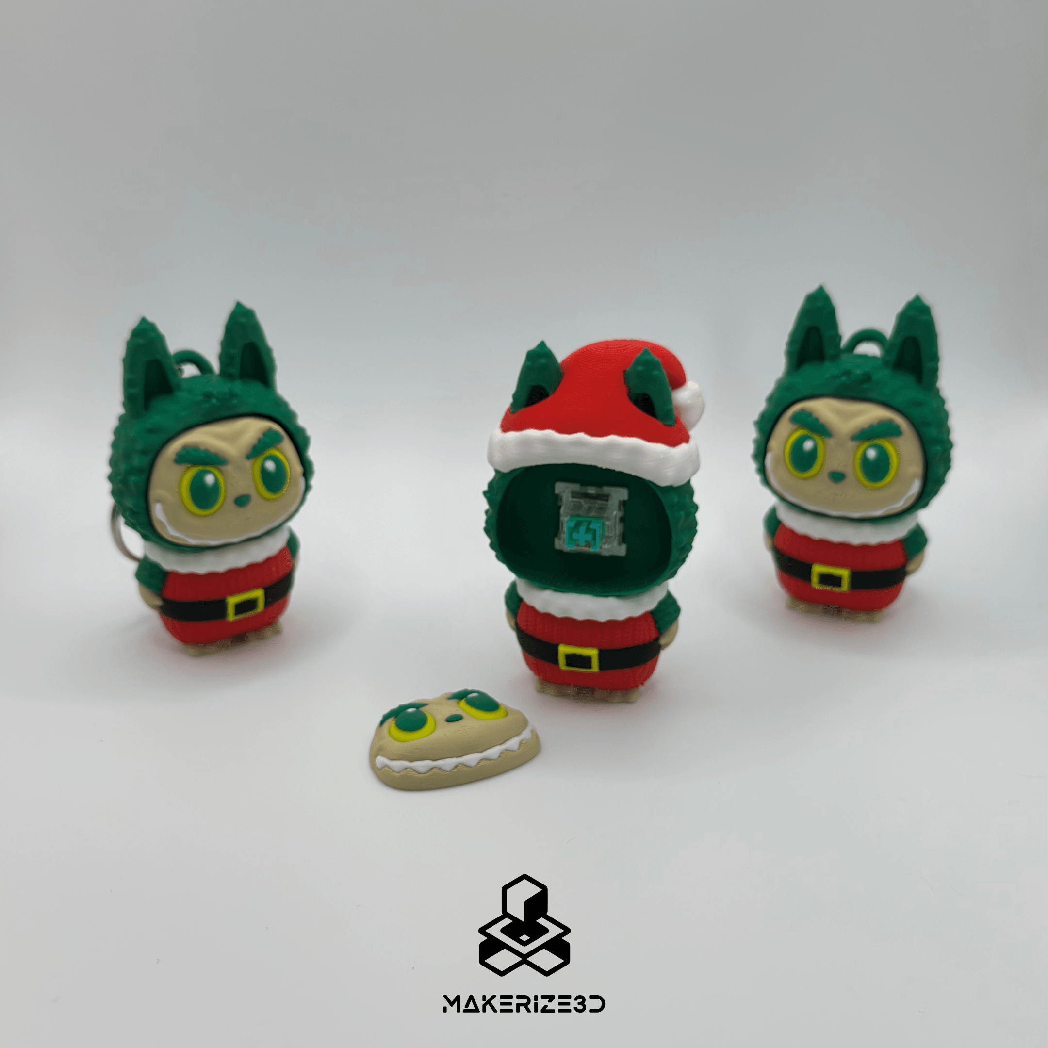 Labubu Grinch Clicker 3d model