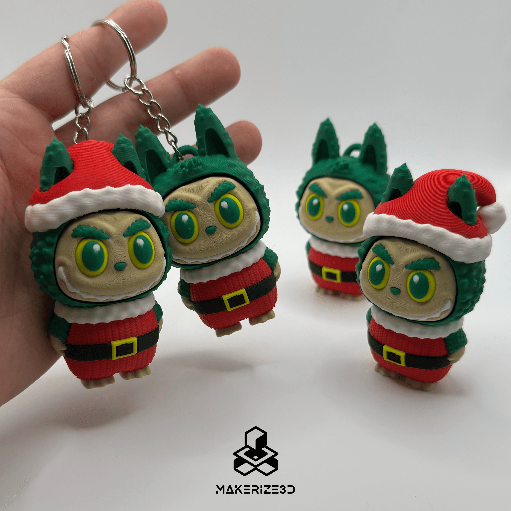 Labubu Grinch Clicker 3d model