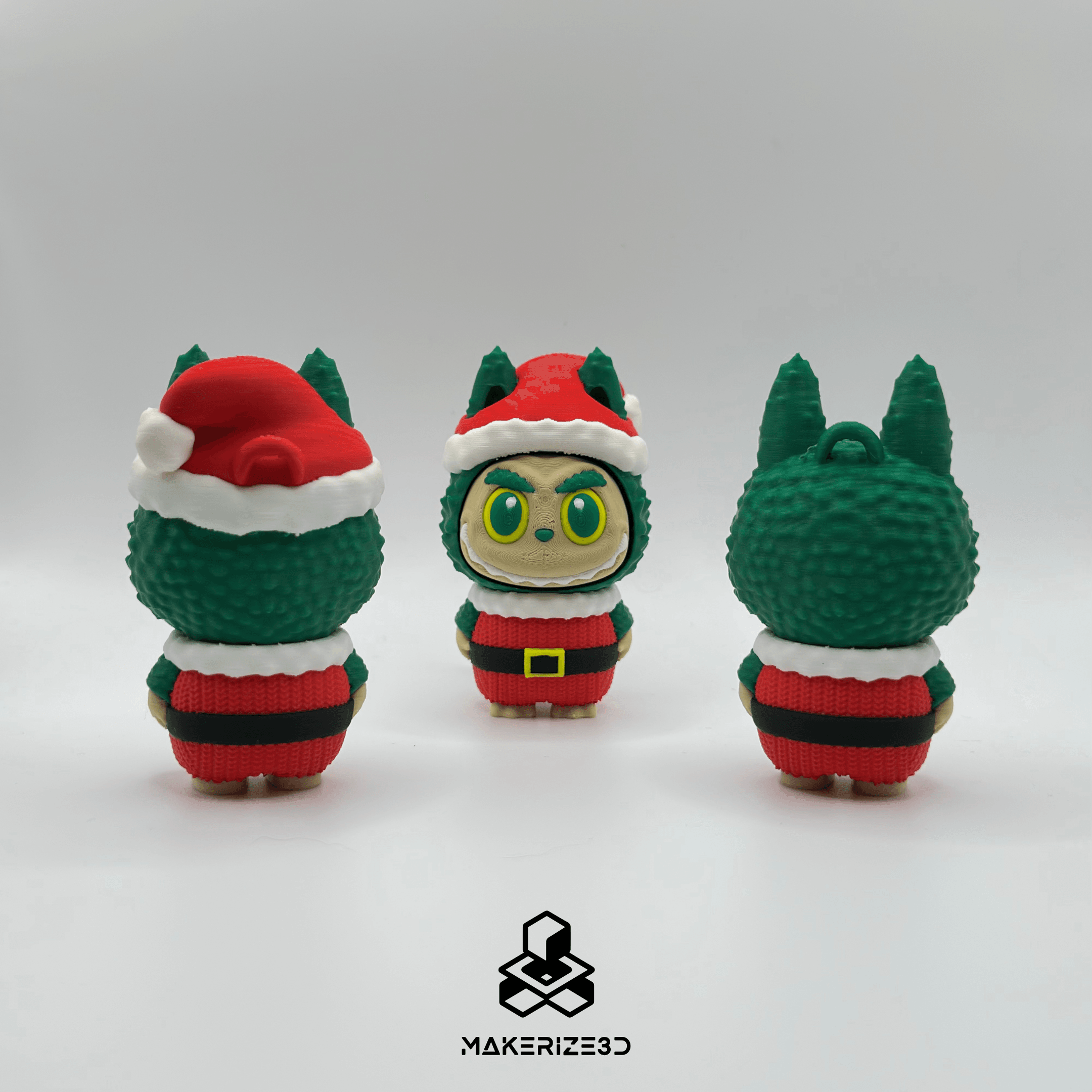 Labubu Grinch Clicker 3d model