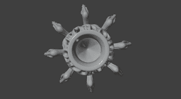 Facehugger Vase 3d model