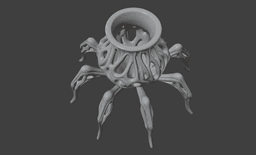 Facehugger Vase 3d model