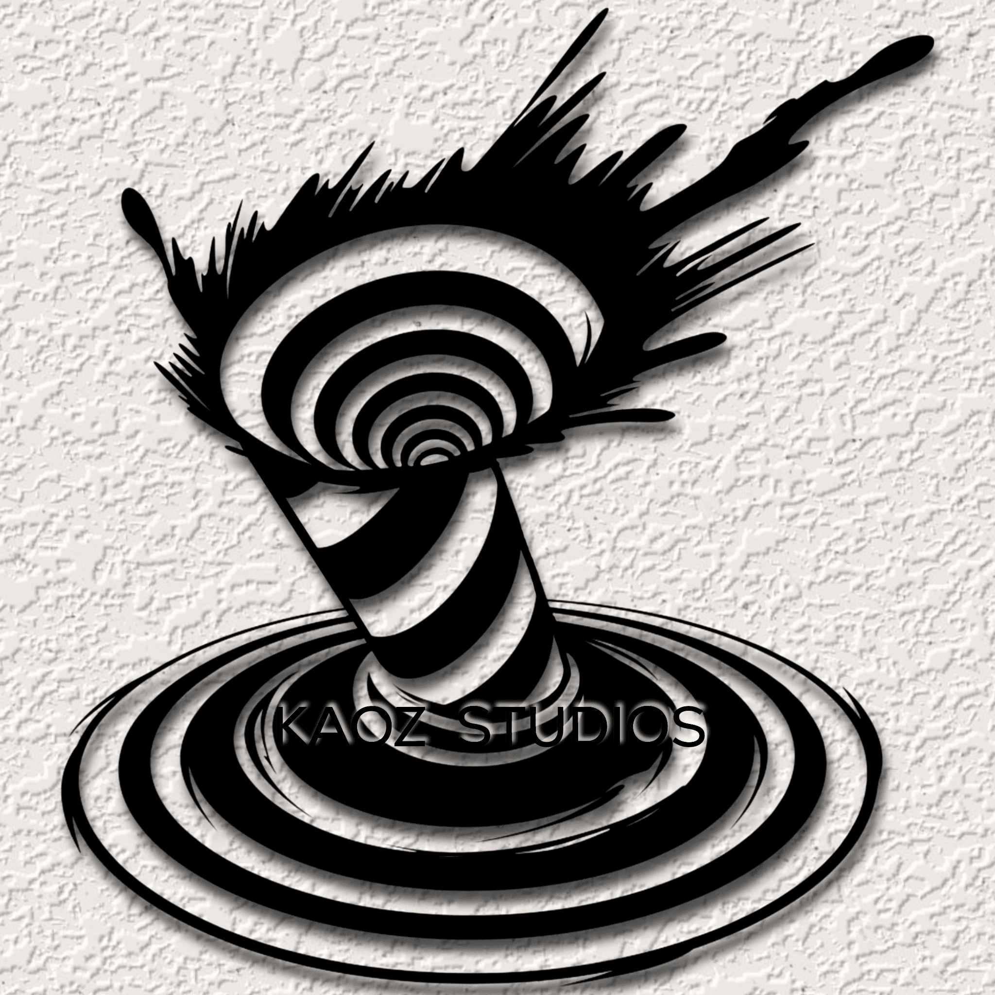 optical illusion wall art 3d wall decor dimensional decoration 3d model