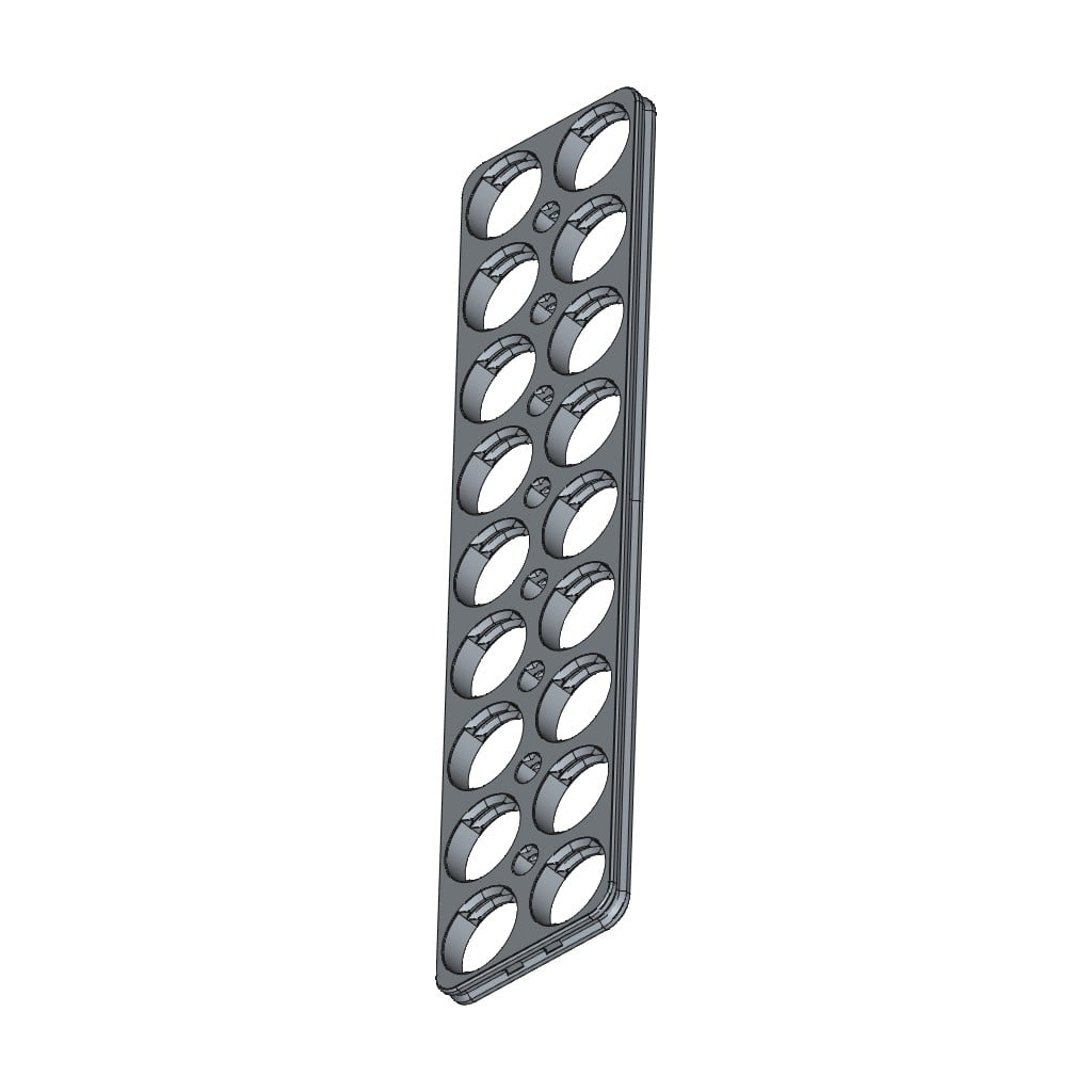 D-LOCK_PANEL.2X9-BLANK 3d model