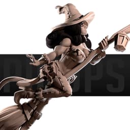 Dorotea, the Witch 3d model
