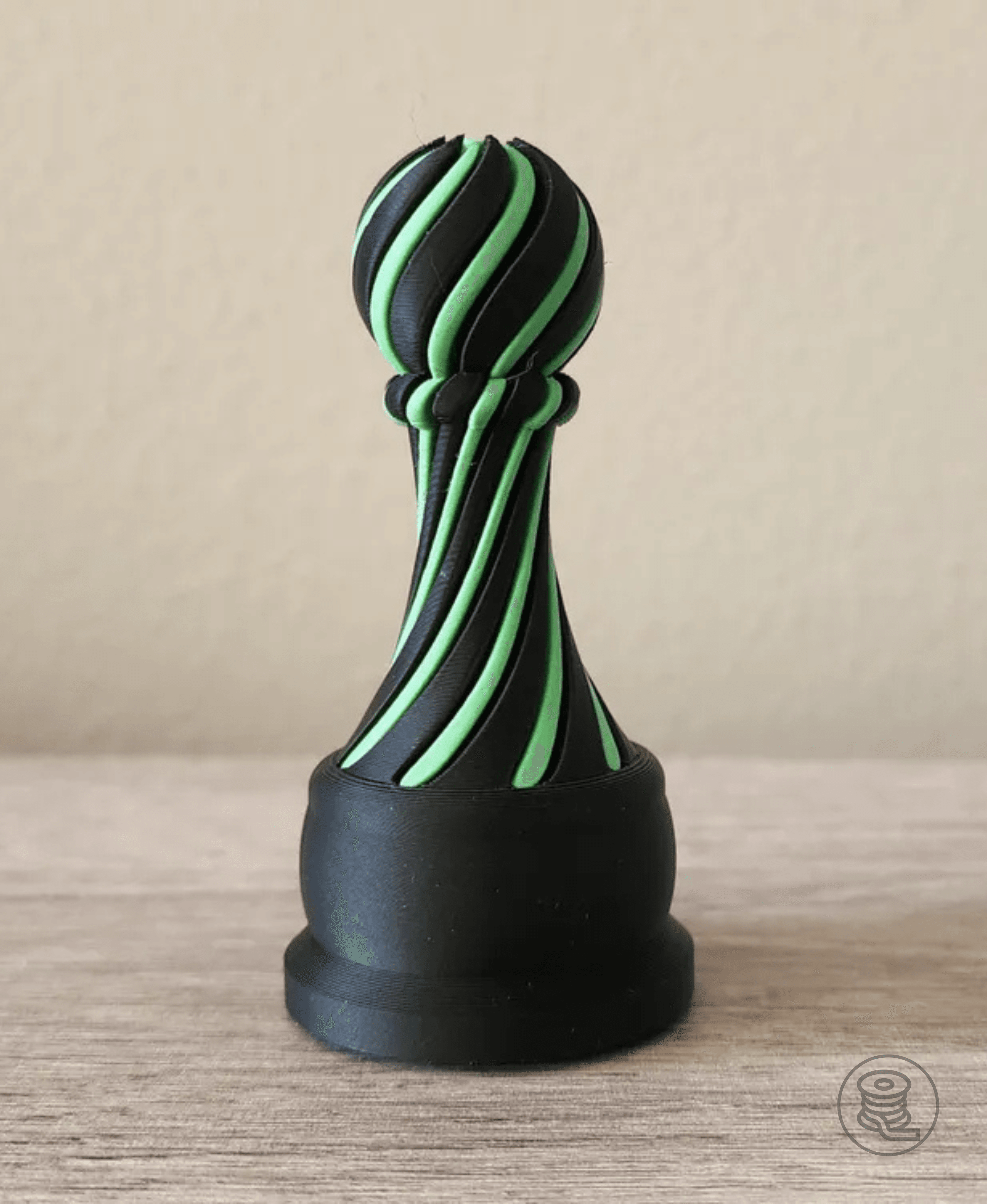 Pawn Chess Piece Impossible Passthrough 3d model
