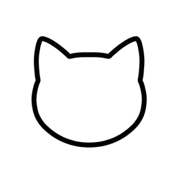 Cat Head Cookie Cutter STL File - 4 inches 3d model