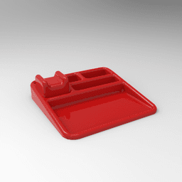 Space Age EDC organizer 3d model