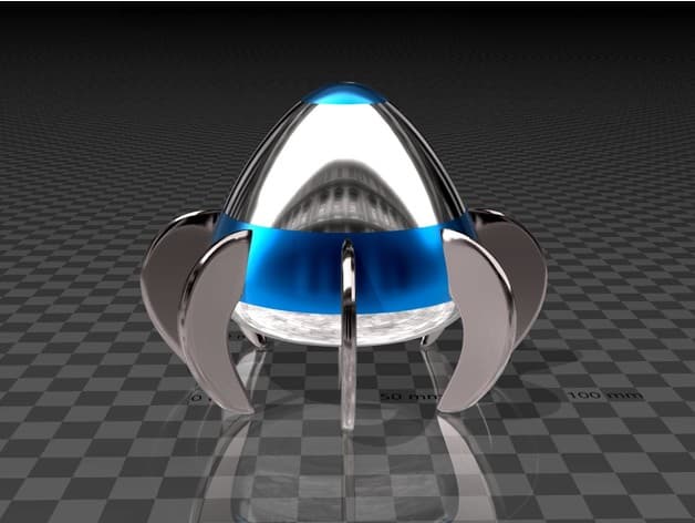 UFO - science fiction television series 1970 3d model
