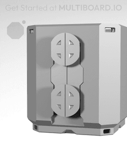 OO Fix Point - Legacy OXO Rail Pop-In 3d model