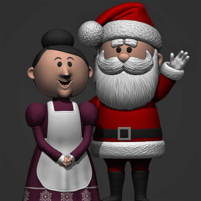 Mrs. Claus (Island of Misfit Toys) 3d model