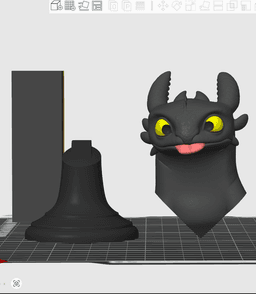 Toothless Night Fury – Playful Bust STL 3d model