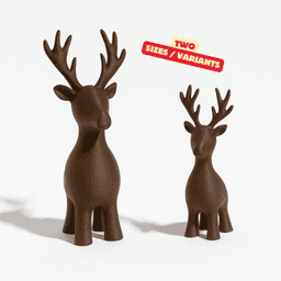 ABSTRACT REINDEERS WITH LEGS / CHRISTMAS DECOR / HOMEDECOR / DECOR / DECORATIONS / TABLEDECOR 3d model
