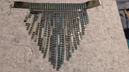Art Deco Fringe Choker 3d model