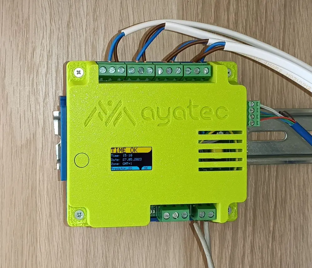 ESP12F_RELAY_X4 4-CHANNEL RELAY CASE ESP8266 87X93 3d model