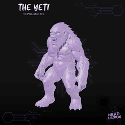 The Yeti - Dungeons and Dragons 3D Model 3d model