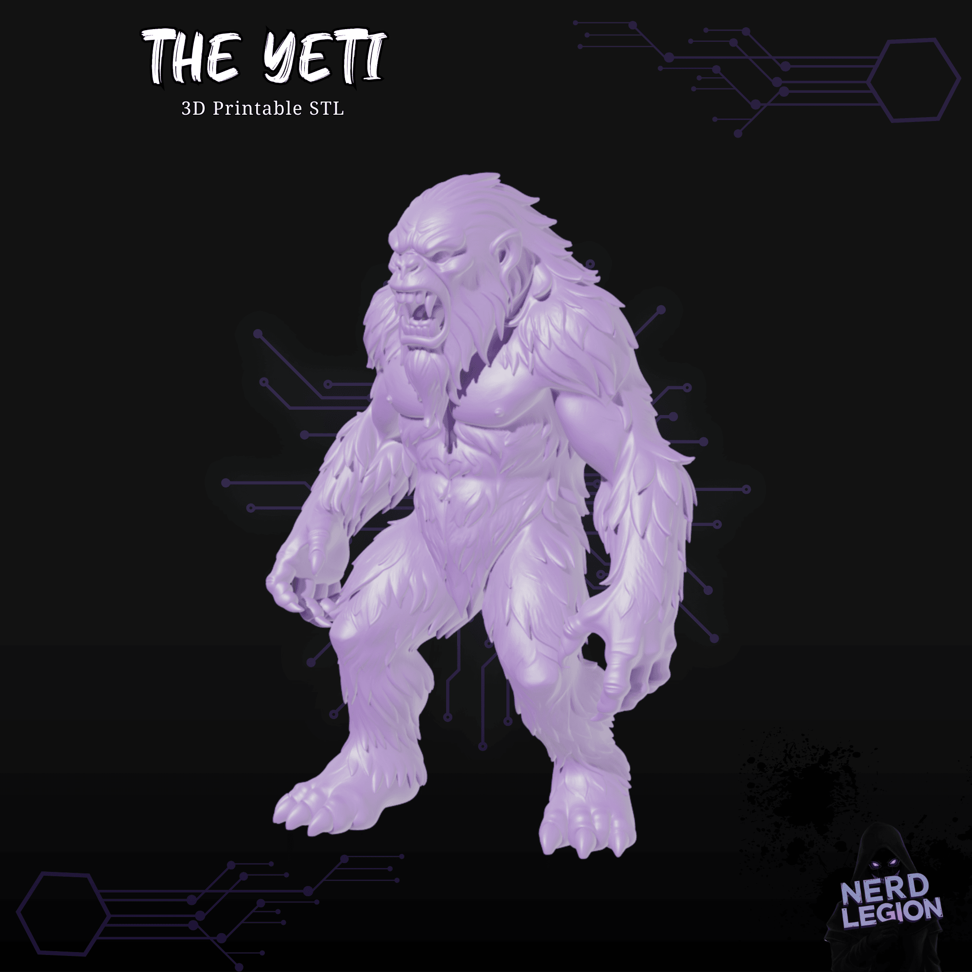 The Yeti - Dungeons and Dragons 3D Model 3d model