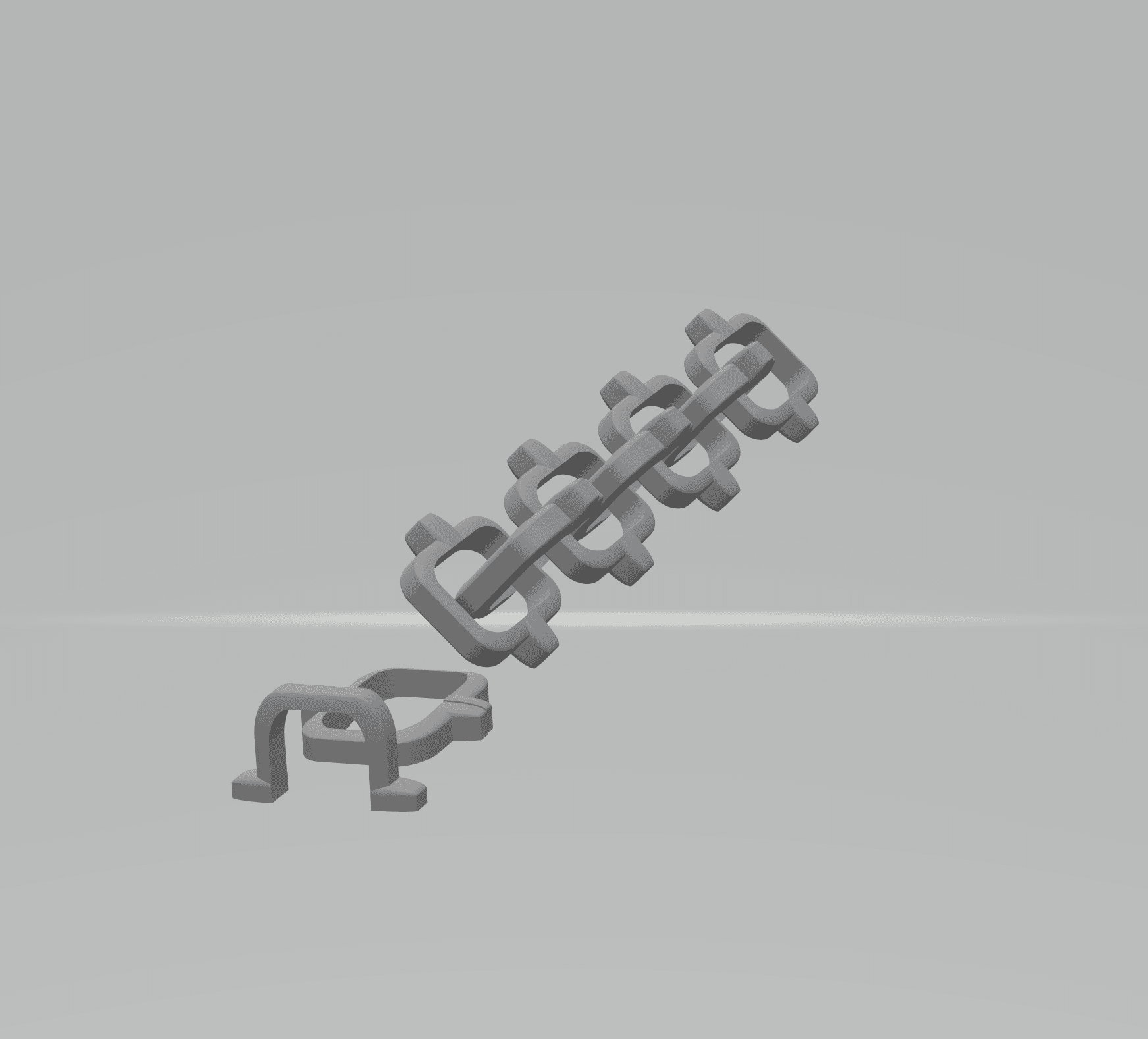 FHW: Daemon Hunter chains (cosplay) 3d model
