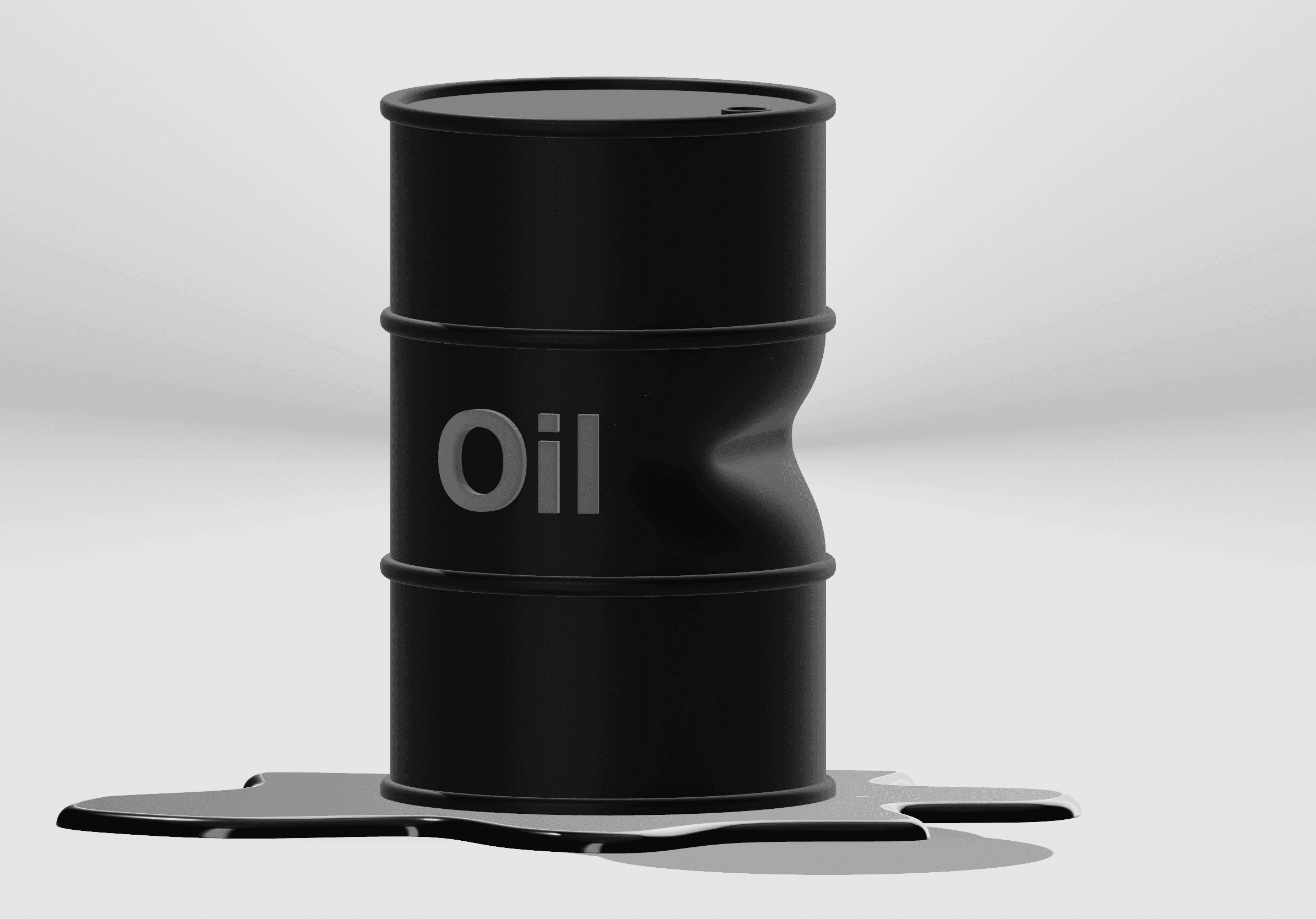 dented oil barrel 🛢 3d model