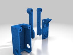 Mini Iambic Paddles (With Bearings) 3d model