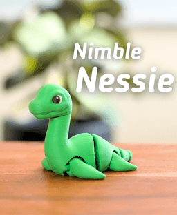 Nimble Nessie - Articulated Loch Ness Monster 3d model