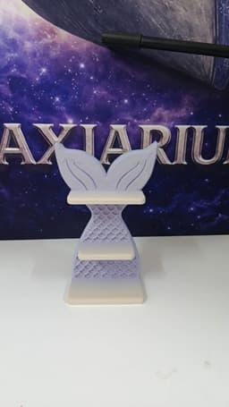 Mermaid tail-shaped shelf 3d model
