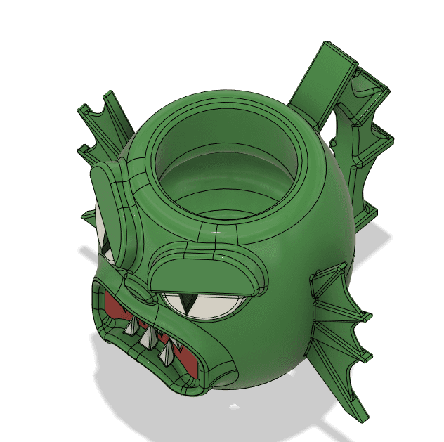 Swamp Thing Can Cup.stl 3d model