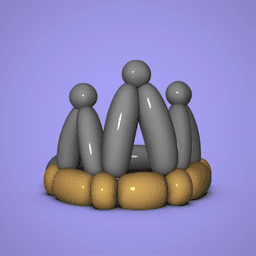Balloon Crown 3d model