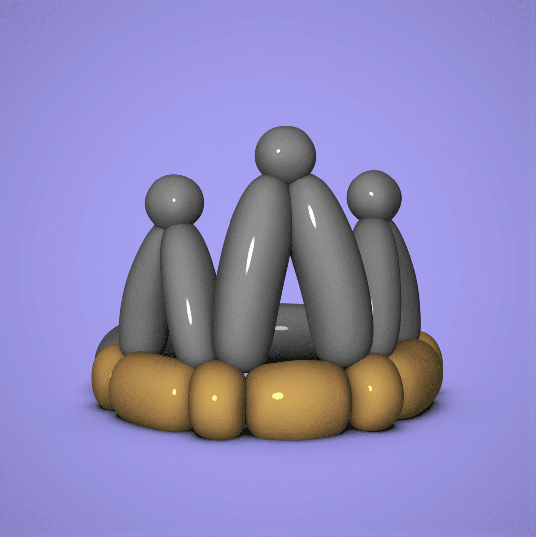 Balloon Crown 3d model
