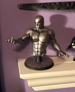 Greed printed and painted on shelf 3d model
