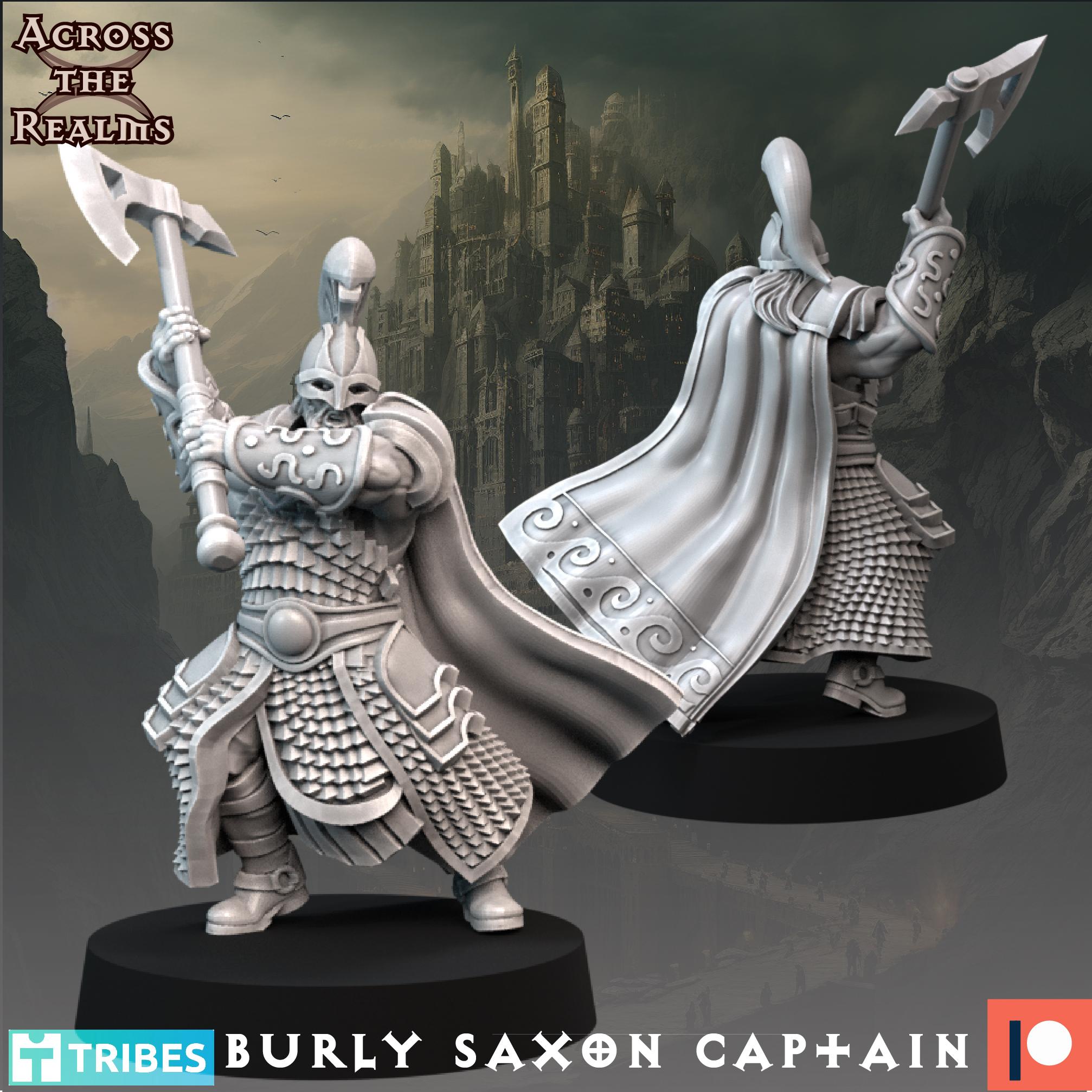 Burly Saxon Captain 3d model