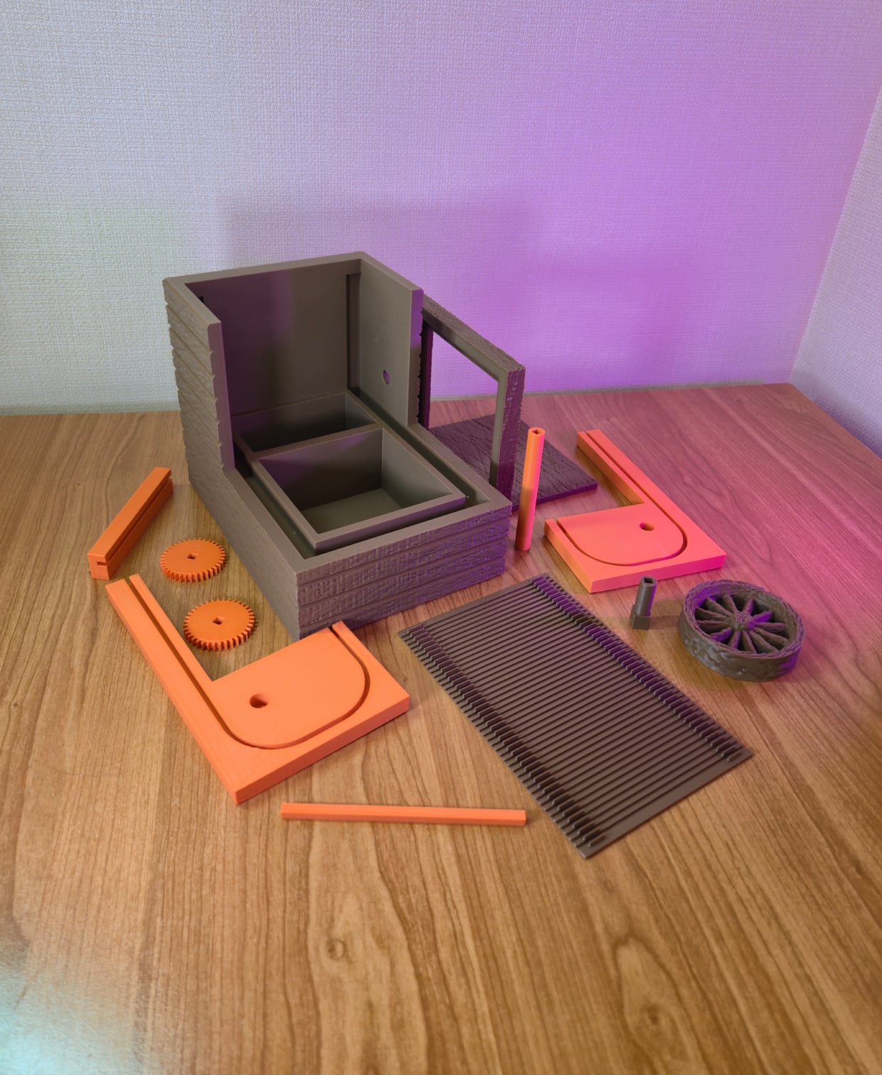 Medieval Trapdoor Box with Hidden Tray 3d model