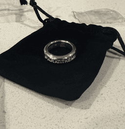 Jesus Paratithemi Ring – Greek Christian Faith Ring 3d model