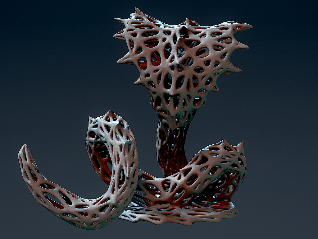 Voronoi Cobra 3d model