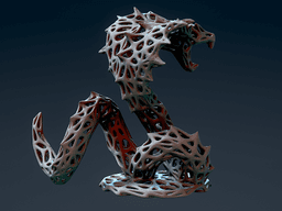 Voronoi Cobra 3d model