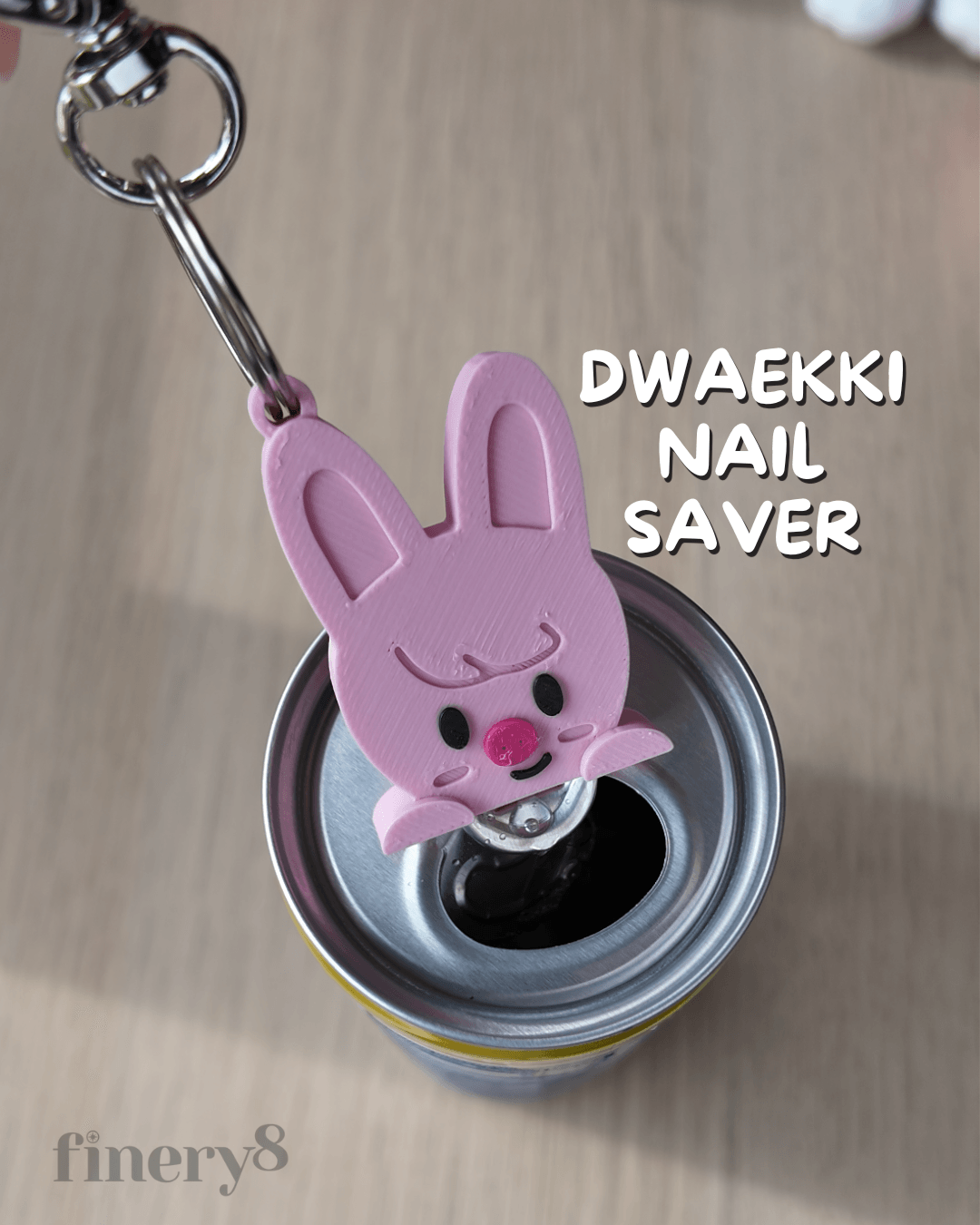 Stray Kids Dwaekki Nail Saver Keychain 3d model