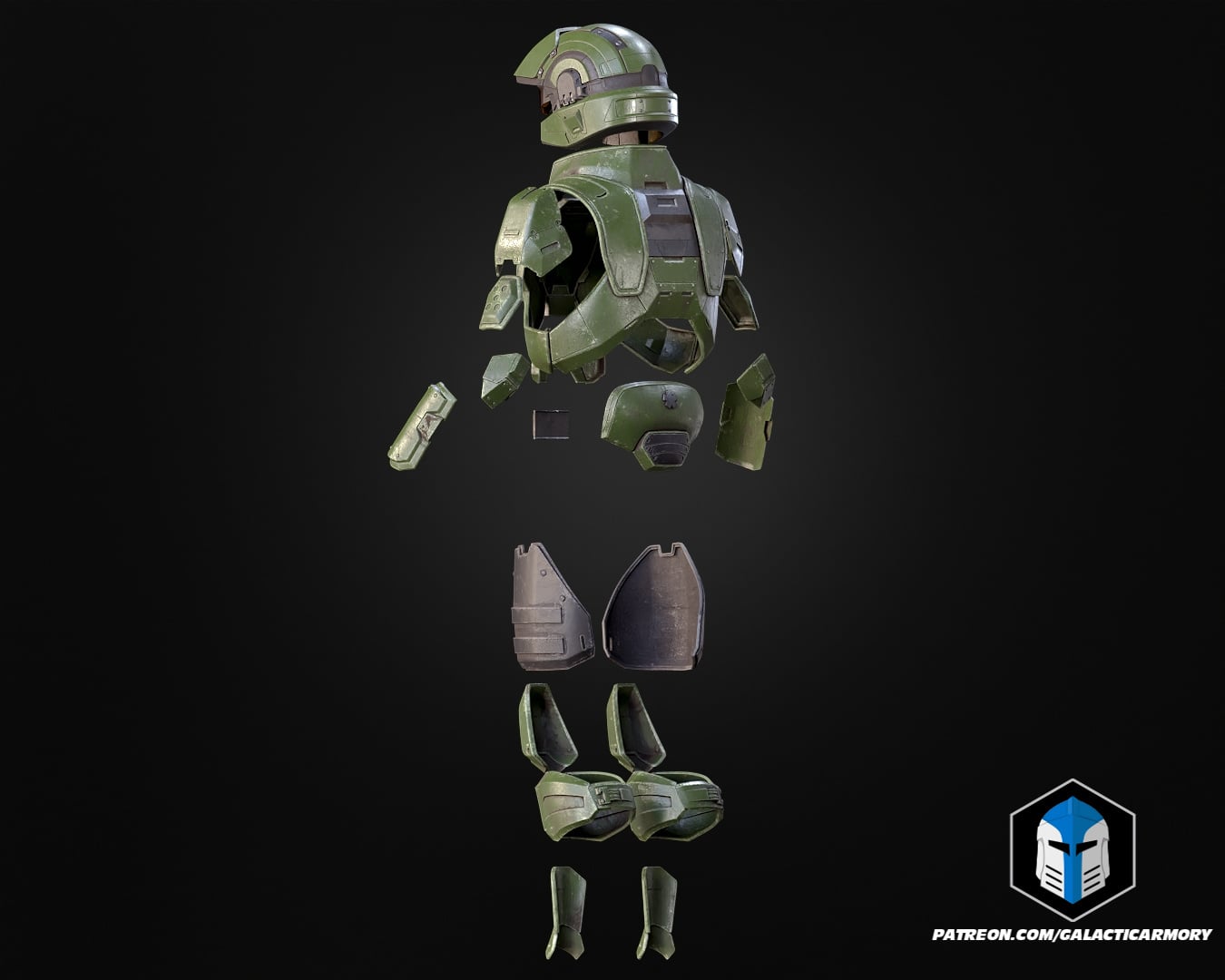 UNSC Marine Armor - 3D Print Files 3d model