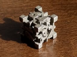 Intangle d6 Backgammon Doubling Cube 3d model