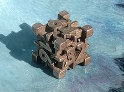 Intangle d6 Backgammon Doubling Cube 3d model