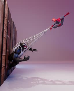 Amazing Spider-man and Venom 3d model