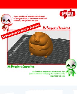 Fluffy Marmot 3d model