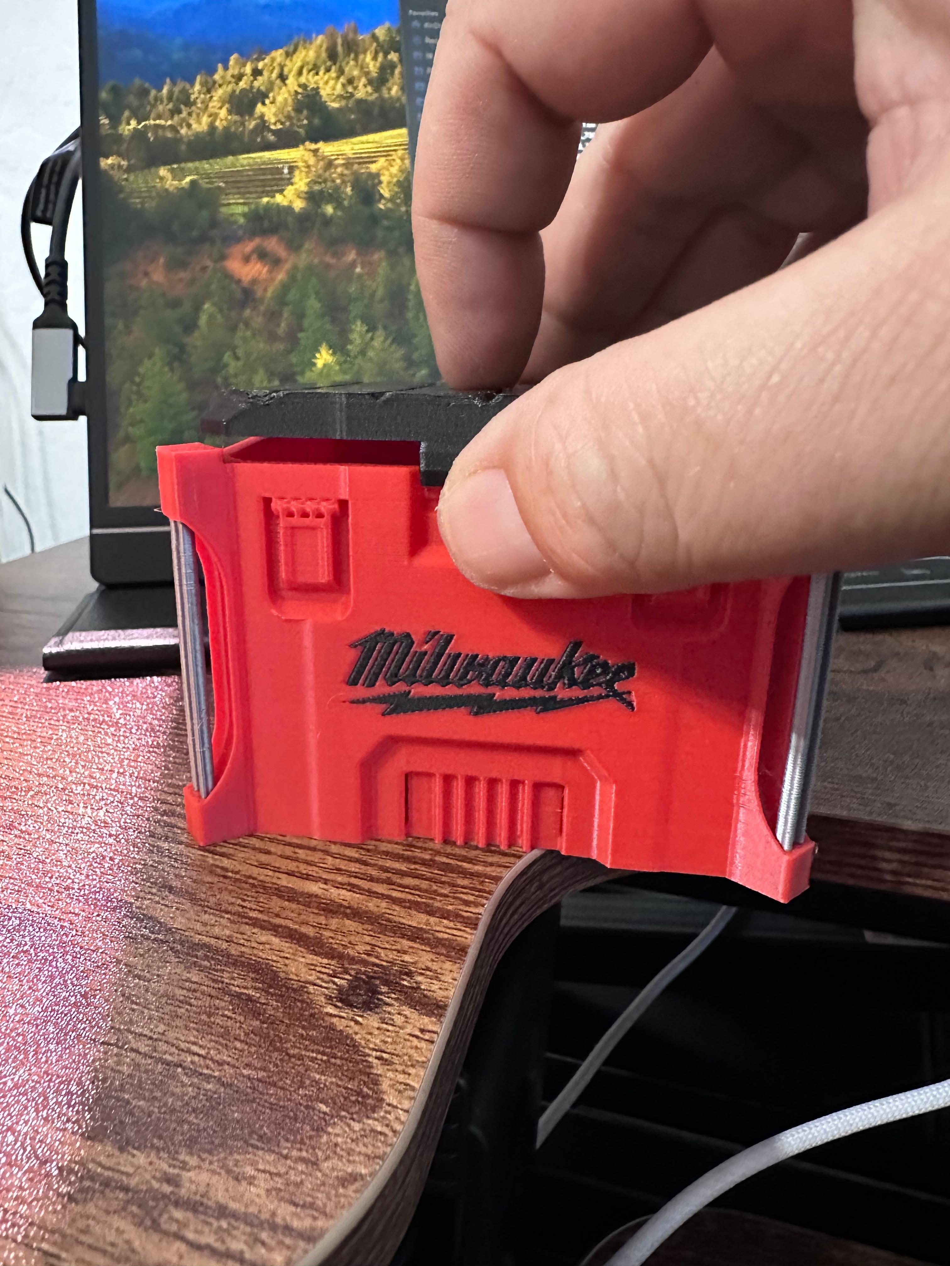 MINI MILWAUKEE PACKOUT BOX - GENERAL STASH CONTAINER - WITH LID AND CASE 3d model