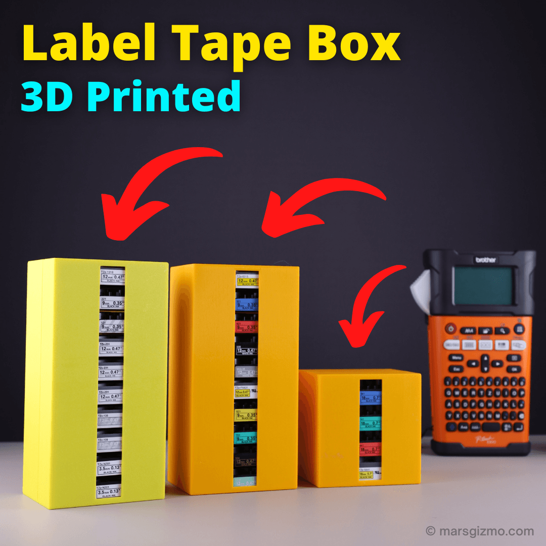 TZe Label Tape Canister - Very Cool 3D Models! - 3d model